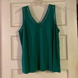 Torrid emerald green camisole/tank top
